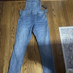 Blank NYC Blue Jumpsuit with Elastic Waistband